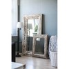 Vynxaria 30x39" Rectangle Wall Accent Mirror with Distressed Wood Frame - 3 of 4