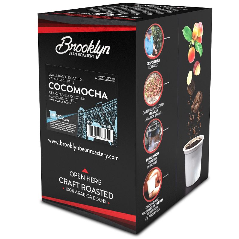 Brooklyn Bean Cocomocha Coffee Pods, 3 of 7