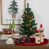 Northlight Pre-Lit Medium Mixed Classic Pine Artificial Christmas Tree - 2' - Warm White LED Lights - 2 of 4