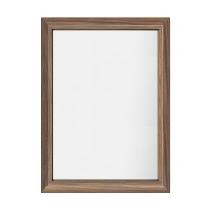 Apmir High-Strength Tempered Glass and Aluminum Alloy Framed French Cleat Mounted Wall Decor Mirror in matte black with 5-Year Warranty - 1 of 4