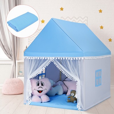 Costway Kids Play Tent Large Playhouse Children Play Castle Fairy Tent ...