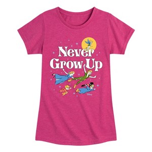 Girls' - Disney - Peter Pan Fitted Short Sleeve Graphic T-Shirt - 1 of 4