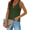 Women's Deep V-Neck Cable Knit Vest Casual Sleeveless Sweater Tank Top - 4 of 4