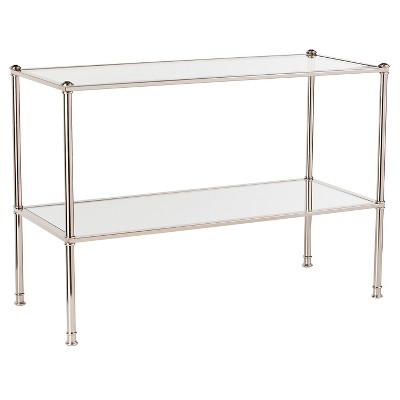 target metal console table