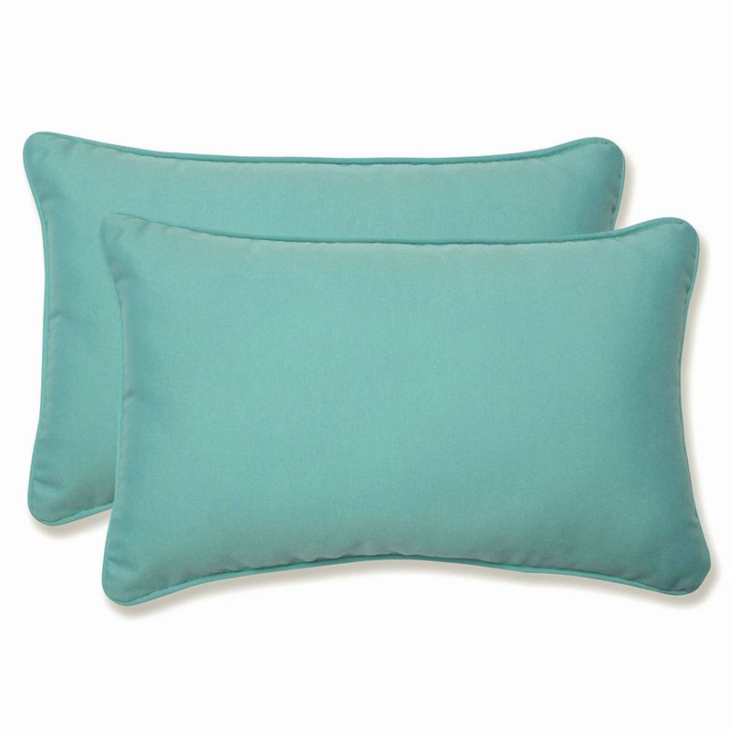 2pk Radiance Pool Rectangular Throw Pillows Blue - Pillow Perfect, 1 of 7