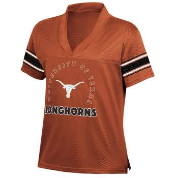 NCAA Texas Longhorns Women's Mesh Jersey T-Shirt