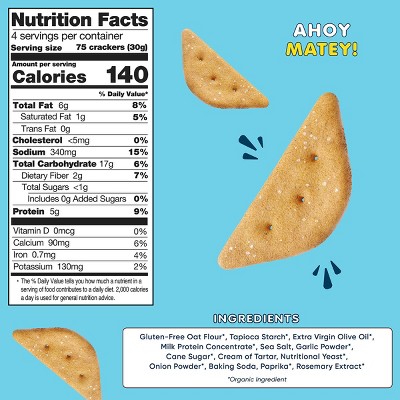 cadootz Sea Salt Crackers - 4.23oz