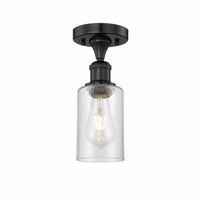 Clymer - 1 Light Semi-Flush Mount In Art Deco Style-9.63 Inches Tall and 3.88 Inches Wide
