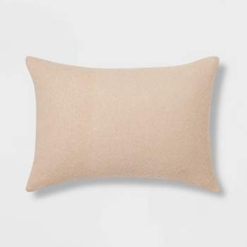 Oblong Boucle Color Blocked Decorative Throw Pillow - Threshold™