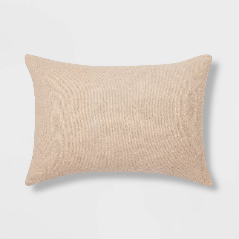 Oblong Boucle Color Blocked Decorative Throw Pillow - Threshold™, 1 of 10