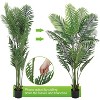 5.5FT Artificial Areca Palm Tree, Faux Palm Plant in Pot for Indoor Outdoor Home Bedroom Decor - 4 of 4
