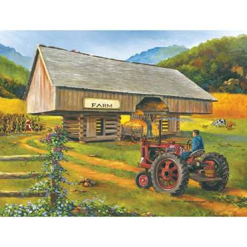 Sunsout Cantilever Barn 300 Pc Jigsaw Puzzle 22157 : Target