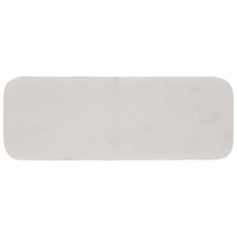 Garland Rug Gramercy 22"x60" Bath Rug White: Non-Skid, Machine Washable, Polypropylene Runner - image 1 of 4