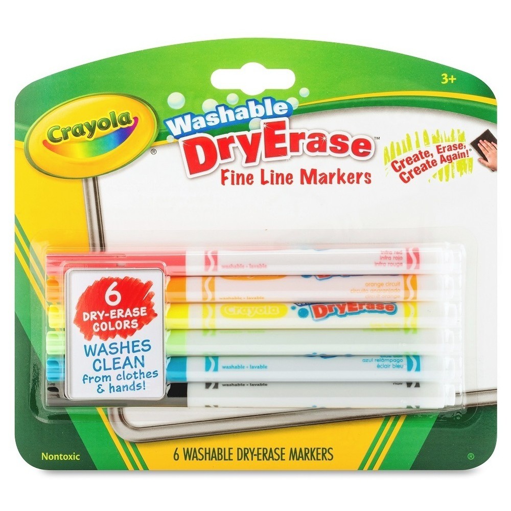 Crayola 8ct Washable Triangular Crayons