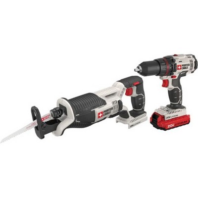 Porter-Cable 20V MAX Cordless Lithium-Ion Drill Driver and Reciprocating Saw Combo Kit