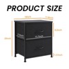 NicBex Dresser for Bedroom with 2 Drawers,Fabric Dresser Chest of Drawers with Metal Frame and Wood Top for Living Room,Hallway - 3 of 4