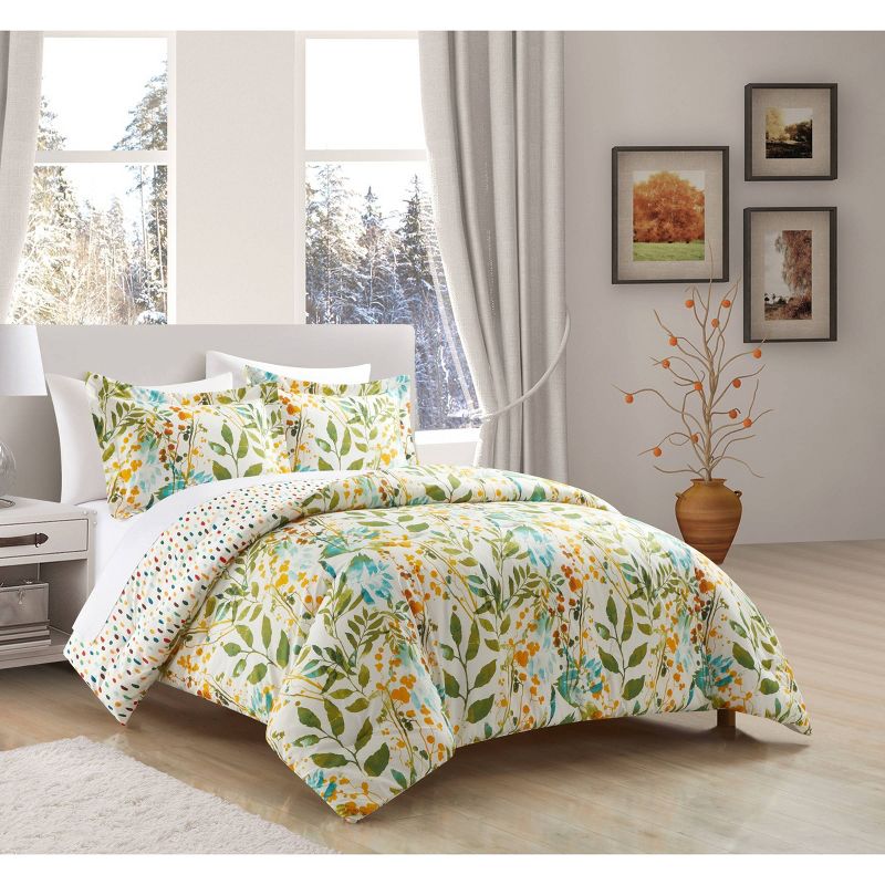 Chic Home Design Robyn Bedding Set Yellow, 2 of 6