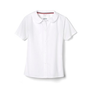 French Toast School Uniform Girls Short Sleeve Peter Pan Collar Blouse - 1 of 2