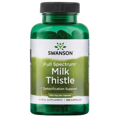 Swanson Milk Thistle Seed Capsules, 1000 mg, 50 Count