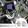 Unique Bargains Hose Finisher Flexible Rubber Pipe Clamp for Oil Fuel Tube 4 Pcs - 2 of 4