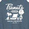 Women's - Peanuts - Charlie Brown Records Graphic Racerback Tank - 2 of 4