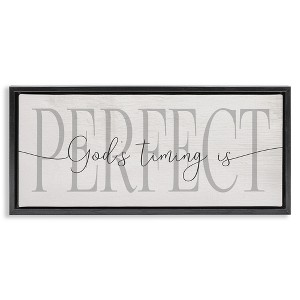 Stupell Industries God's Timing is Perfect Phrase, 25" x 11" - 1 of 4