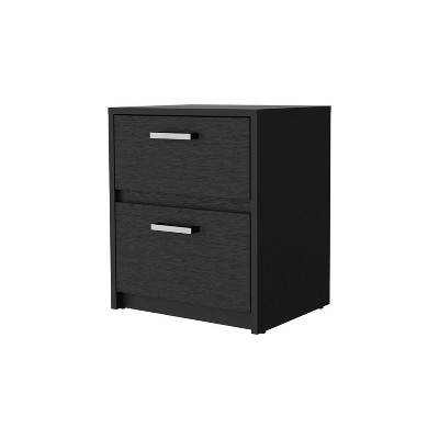 NicBex 2 Drawers Dresser for Bedroom,Chest of Drawers with Metal Handle Design,Modern Freestanding Dresser,Storage Dressers for Bedroom