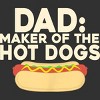 Men's Design By Humans Dad Maker Of The Hotdogs By MeowShop Tank Top - 2 of 2