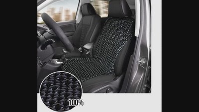 Zone Tech Black Wooden Beaded Comfort Seat Cover - 2 Pack Car Driver  Massaging Cool Comfortable Seat Cushion With High Ventilation- Reduces  Fatigue. : Target