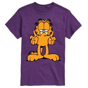 Men's - Garfield - Shrug Short Sleeve Graphic T-Shirt - 1 of 3