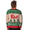 Seven Times Six ELF The Movie Men's Raised By Elves Ugly Christmas Sweater Knit Pullover Brown - 4 of 4