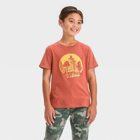 Boys' Orange T-Shirts & Graphic Tees