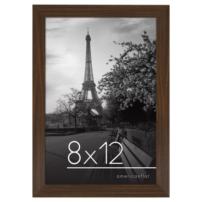 Americanflat Picture Frame with shatter-resistant glass - Wall Mounted Horizontal and Vertical Formats