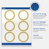 Avery Printable Round Labels, Gold Edge Dots, 3" Diameter, Glossy White Round Labels, Permanent, Laser/Inkjet, 60ct, Great for Product Labels - 3 of 4