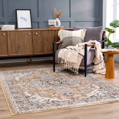 Hauteloom Albie Gold & Beige Area Rug
