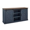 58" TV Stand for TVs up to 65" Navy - Home Essentials: Modern Style, Open Shelves, MDF Surface - 4 of 4