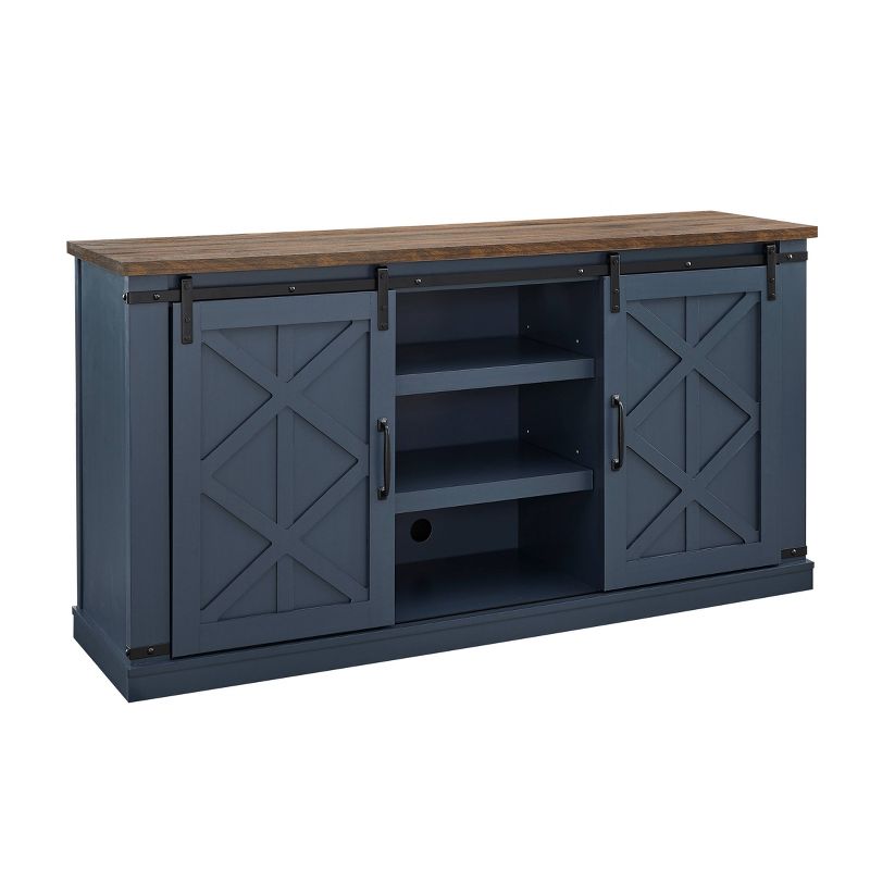 58&#34; TV Stand for TVs up to 65&#34; Navy - Home Essentials, 5 of 13