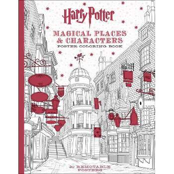 Harry Potter Magical Places & Characters Poster Coloring Book - by  Scholastic (Paperback)