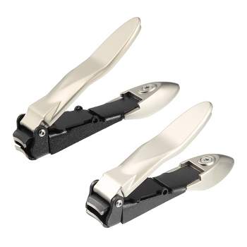 Unique Bargains Nail Clippers Nail Clipper Set for Nail Care Portable  Stainless Steel Silver Tone Titanium Tone 3Pcs