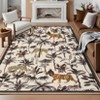 Indoor Modern Area Rugs Animals Pattern Abstract Low Pile Carpets for Living Room Bedroom Indoor Washable Non Slip Soft Floor Carpet - 4 of 4
