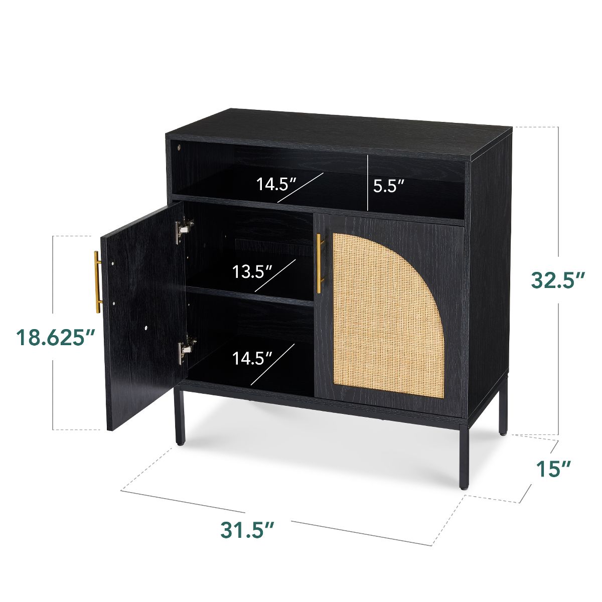 Best Choice Products 2-Door Storage Cabinet - thumbnail 7