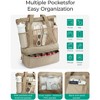 Beach Bag with Cooler, Mesh Beach Tote Bag with Zipper and Pockets Large and Packable - 3 of 4