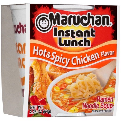 Maruchan Instant Lunch Hot Spicy Chicken Ramen Noodle Soup Cup 2 25oz Target