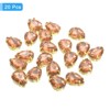 Unique Bargains Glass Craft Embellishments Flat Back Four Claws Teardrop Gems 20 Pcs - 3 of 4