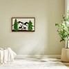 Gulches Deer Metal Art Moss Wall Decor - Heartwarming Nature Scene with Eco-Friendly Elegance - 2 of 4