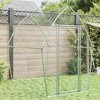 vidaXL Chicken Cage Silver Galvanized Steel Durable Chicken Cage - 78.7" x 41.3" x 71.7" - 2 of 4