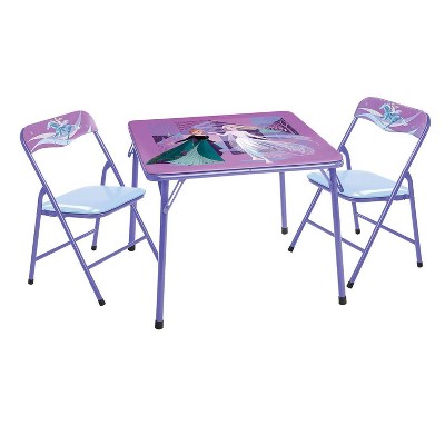 Disney Frozen 2 Erasable Activity Table & 2 Chairs Up to 70 lbs ELSA & ANNA 