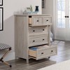 Costa 4 Drawer Chest Chalked Chestnut - Sauder: Storage Furniture for Bedroom, Smooth Metal Runners - 2 of 4