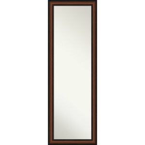Amanti Art Yale Walnut Non-Beveled On the Door Mirror Full Length Mirror, Wall Mirror 51.5 in x 17.5 in. - 1 of 4