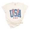 Simply Sage Market USA Checkered Lightning Garment Dyed Tee - 2 of 4